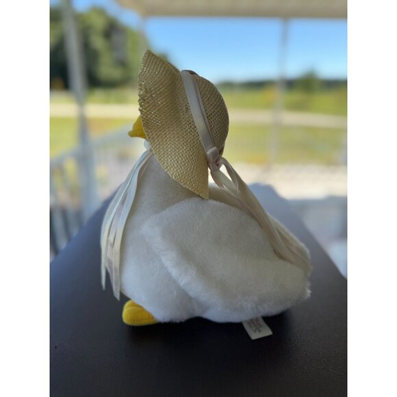 Plush Creations Vintage Stuffed Animal Goose wearing Hat 1989 - Picture 4 of 7